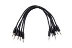 5 pcs 20 cm braided cables, black