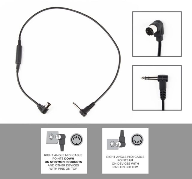 Right Angle MIDI – Right Angle TRS Cable