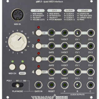 qMI 2 – Quad MIDI Interface
