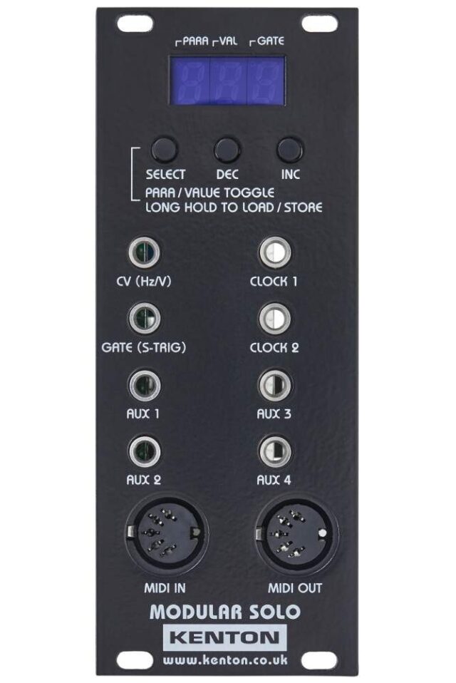 Modular Solo MIDI-CV/ Gate Interface (Module) black