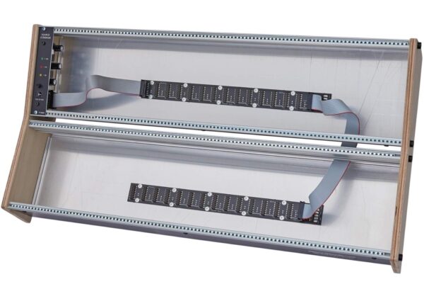 6U Studio Case Angled 2x 104HP incl. PSU