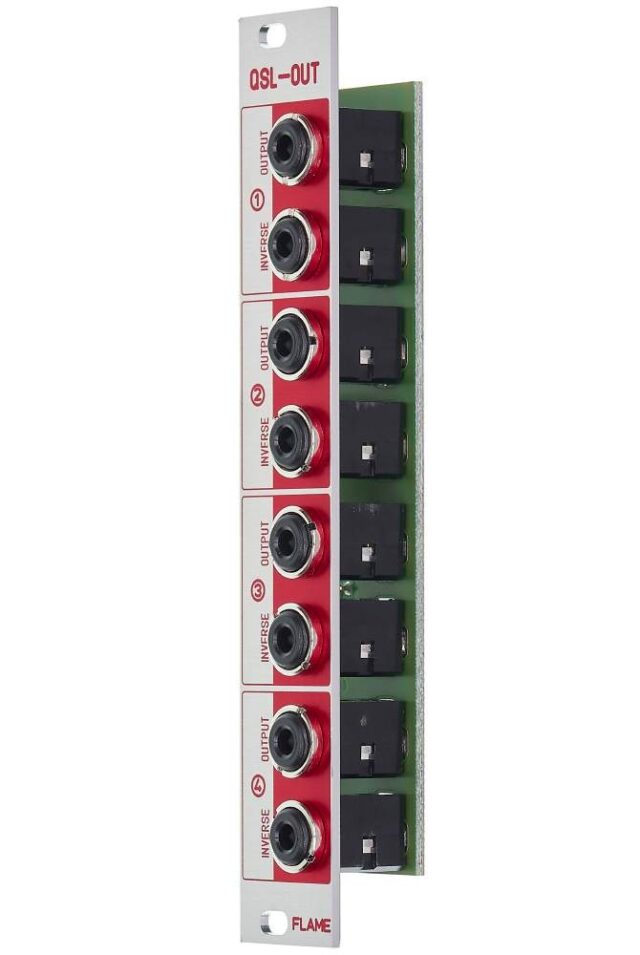 QSLIDER Quad Control Voltage Source silver - last few