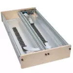 6U Studio Case Flat 2x 104HP incl. PSU