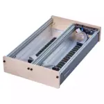 6U Studio Case Flat 2x 104HP incl. PSU