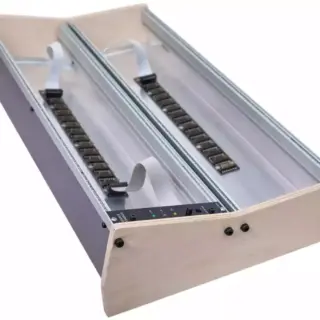 6U Studio Case Angled 2x 104HP incl. PSU