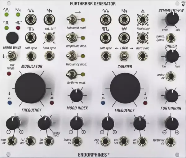 Furthrrrr Generator Dual VCO Silver