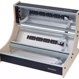 9U Studio Case Angled 3x 84HP incl. PSU