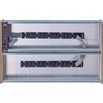 6U Studio Case Flat 2x 84HP incl. PSU