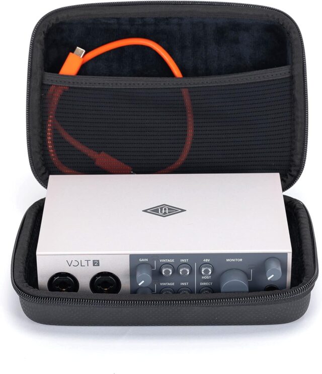 GLIDE Case For Universal Audio Volt 1/2 / Apollo Solo/Arrow/Focusrite Scarlett 4i4
