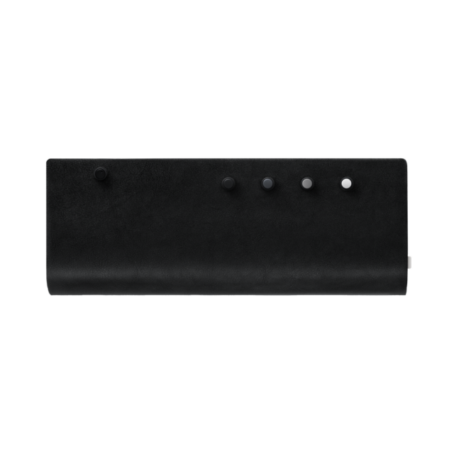 Field leather wrap black