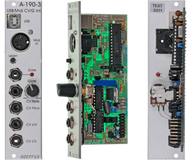 A-190-3 USB/MIDI-to-CV/Gate Interface