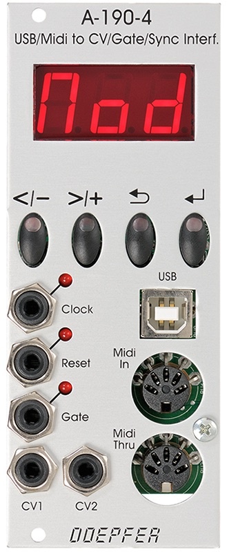 A-190-4 USB/MIDI-to-CV/Gate Interface