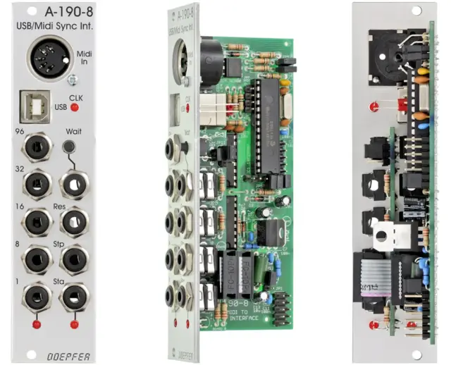 A-190-8 MIDI/USB-to-Clock/Start/Stop