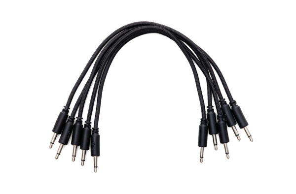 Braided Eurorack Patch Cables 20cm (5 pcs)