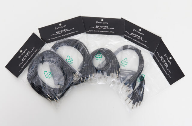 Braided Eurorack Patch Cables 30cm (5 pcs)