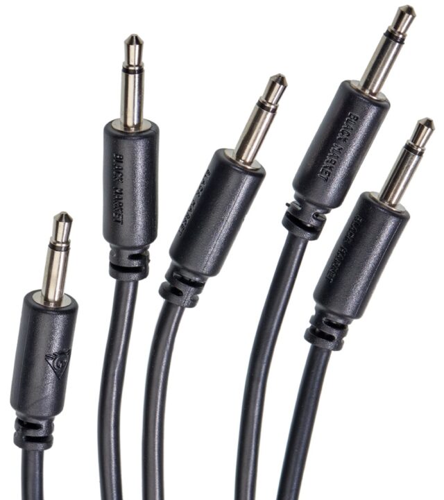 Cable 90cm (5-Pack), black