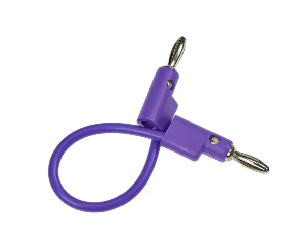 Banana Cable 12.5 cm (violet)