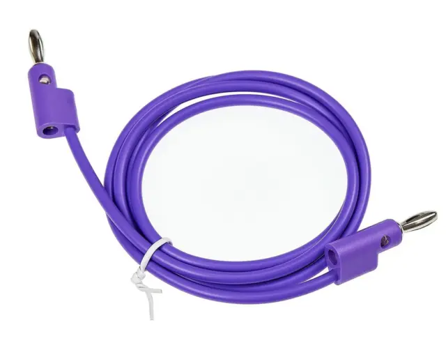 Banana Cable 100cm (violet)