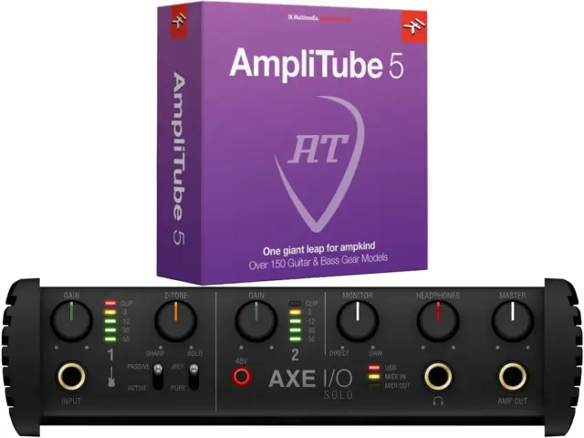 AXE I/O Solo + AmpliTube 5 Bundle