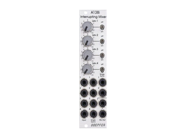 A-138i Interrupting Mixer (Slim Line Series)