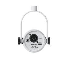 MV7+-W XLR/USB SPEECH MICROPHONE, WHITE