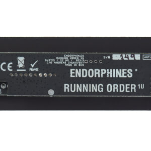 1U Running Order Black