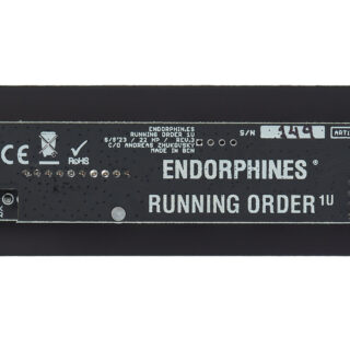 1U Running Order Black