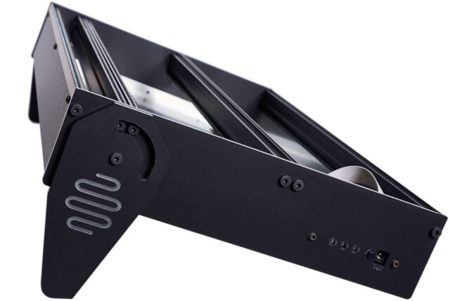 7U black 2x 104TE incl. PSU