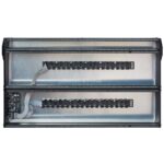 7U black 2x 104TE incl. PSU