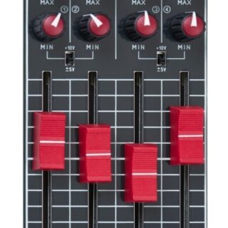 QSLIDER Quad Control Voltage Source black