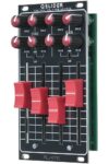 QSLIDER Quad Control Voltage Source black