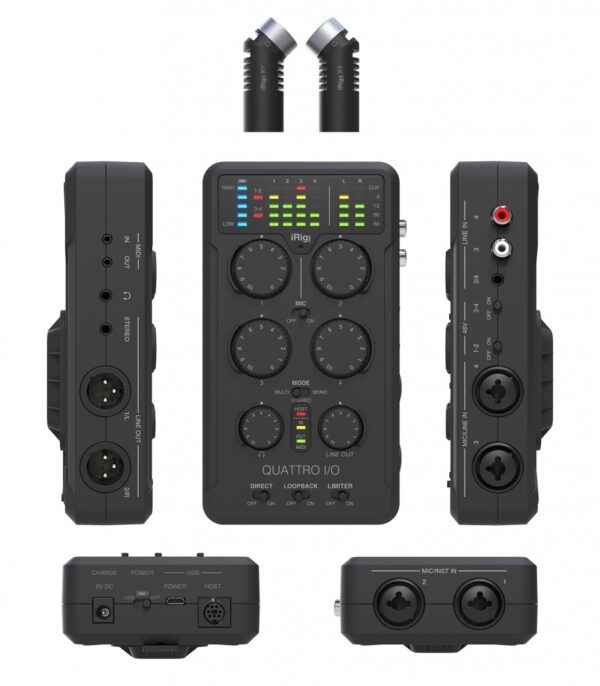 iRig Pro Quattro I/O Deluxe