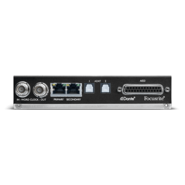 ISA ADN8 8 Channel Expansion Card with Dante