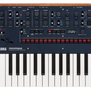 Monologue monophonic analogue synthesizer (Dark blue)