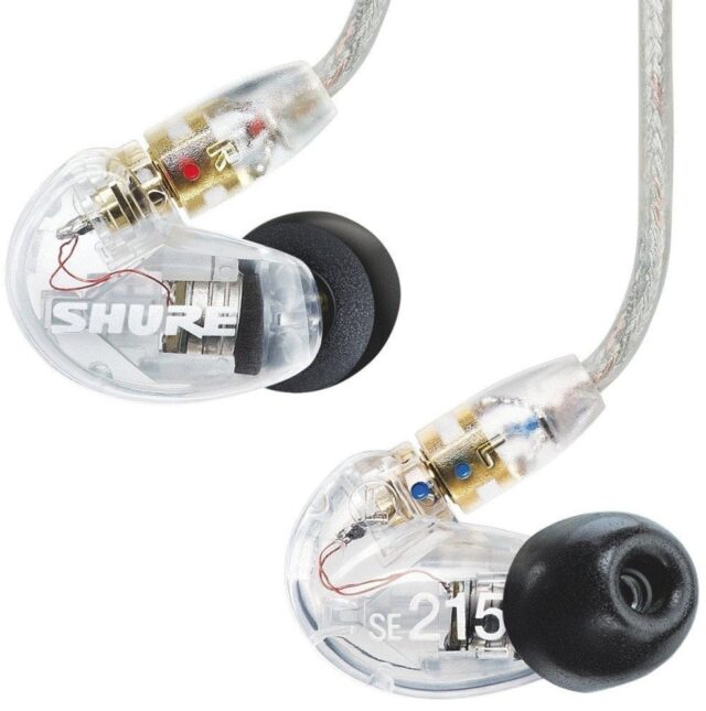 SE215-CL-EFS In-Ear Earphones (Clear)