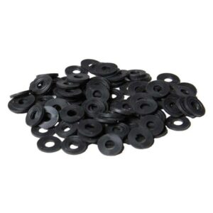Black Plastic Washers pack 100 pcs