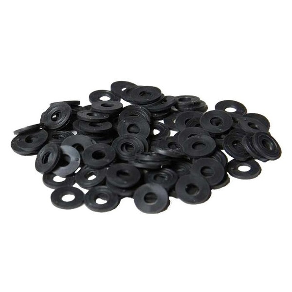 Black Plastic Washers pack 100 pcs