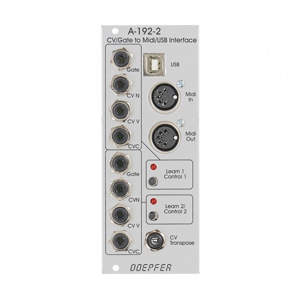 A-192-2 Dual CV/Gate to Midi/USB Int.