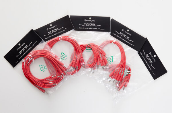 Braided Eurorack Patch Cables 30cm (5 pcs)