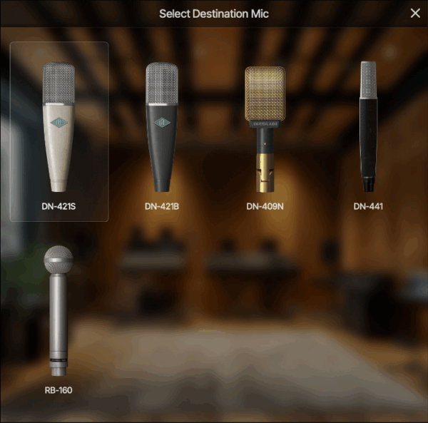 SD-7 Dynamic Microphone with Hemisphere