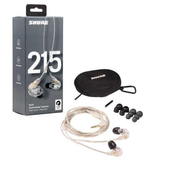 SE215-CL-EFS In-Ear Earphones (Clear)
