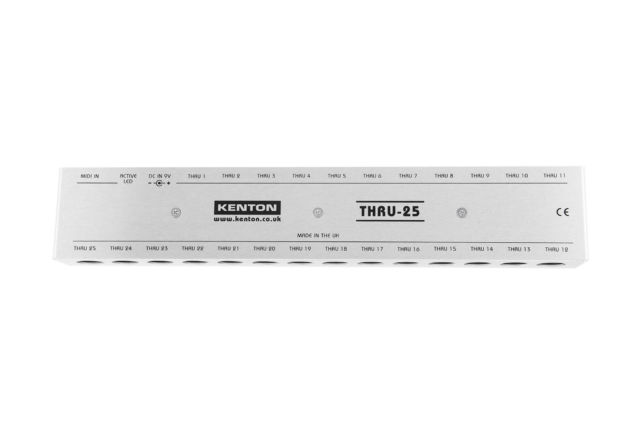 Thru 25 – 1 MIDI IN to 25 THRU