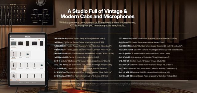 OX Stomp Dynamic Speaker