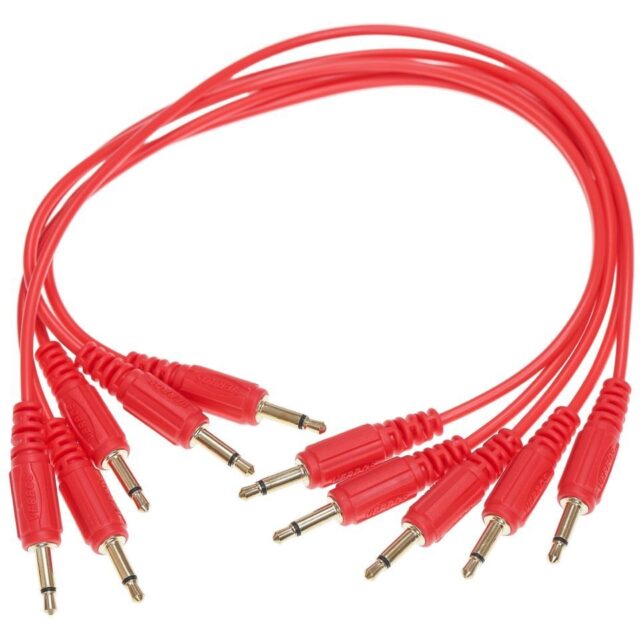 Cable 22cm (5-Pack), red