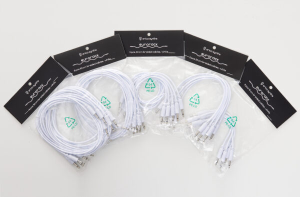 Braided Eurorack Patch Cables 90cm (5 pcs)