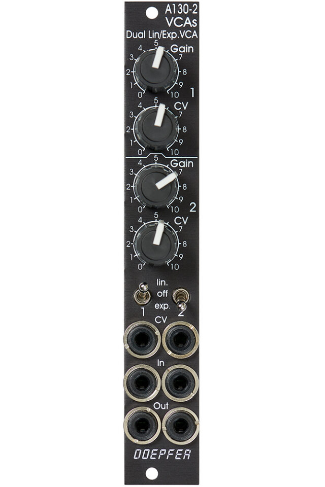 A-130-2v Dual lin/log VCA Slim Line Vintage Edition