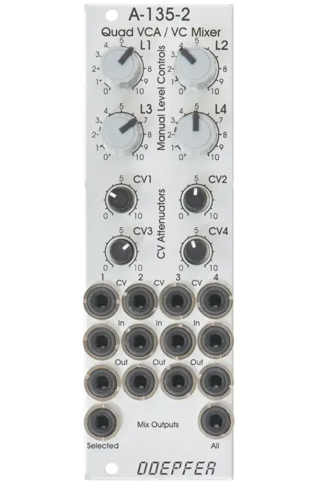 A-135-2 Mini Quad VCA/Mixer