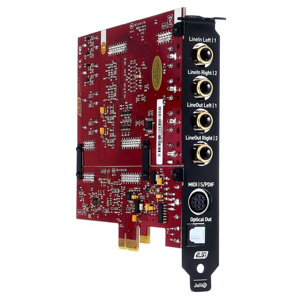Juli@ eX, PCIe audio interface